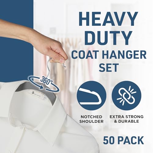 Lifemaster Velvet Non-Slip Hangers - 20 Pieces Non-Slip Coat Hanger Set With 360 Swivel Hook, Space-Saving, Sleek Design, Keep C
